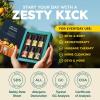 imageDaily Essential Oils 6Pack for Diffusers Aromatherapy Gift Set with Peppermint Tea Tree Eucalyptus Lavender Orange ampamp Lemongrass 6x5mLZesty Essential oil set