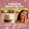 imageKUKKA Tuberose Essential Oil  1 Fl Oz  100 Pure and Natural  for Skin Diffuser Fragrance Oil for Aromatherapy ampamp Soap Candle Making