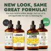 imageKUKKA essential oils 100 Pure ampamp Natural Peppermint Oil for Skin Hair Diffuser ampamp Soap Making DIY4 Fl Oz118 mlLemon
