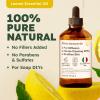 imageKUKKA essential oils 100 Pure ampamp Natural Peppermint Oil for Skin Hair Diffuser ampamp Soap Making DIY4 Fl Oz118 mlLemon