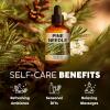 imageKUKKA essential oils 100 Pure ampamp Natural Peppermint Oil for Skin Hair Diffuser ampamp Soap Making DIY4 Fl Oz118 mlPine Needle