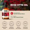imageKUKKA essential oils 100 Pure ampamp Natural Peppermint Oil for Skin Hair Diffuser ampamp Soap Making DIY4 Fl Oz118 mlRose Otto