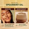 imageKUKKA essential oils 100 Pure ampamp Natural Peppermint Oil for Skin Hair Diffuser ampamp Soap Making DIY4 Fl Oz118 mlSpearmint