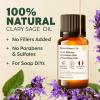 imageKukka Clary Sage Essential Oil for Diffuser  034 Fl Oz  100 Pure Naturalfor Skin ampamp Hair Sage Scent for AromatherapyCandles ampamp Soap Making Scent DIY