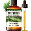 imageKUKKA Citronella Essential Oil  4 Fl Oz  100 Pure Natural  for Skin Diffuser Hair Care Face Aromatherapy Scalp and Body Massage Soap and Candle MakingCypress
