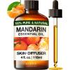 imageKUKKA Mandarin Essential Oil  4 Fl Oz  100 Pure and Natural  for Diffuser Skin Hair Aromatherapy ampamp Soap Candle Making