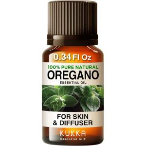 imageKukka Oregano Essential Oil  100 Pure Natural Oregano Oil for Skin Toenail Diffuser Soap Making ampamp DIY  Strong Scent Premium Quality 034 Fl Oz
