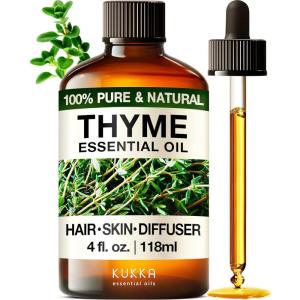 imageKukka Basil Essential Oil for Diffusers  4 Fl Oz  100 Pure Natural Basil Oil for Skin ampamp Aromatherapy Scent Massage Candles ampamp Soaps Making ScentThyme