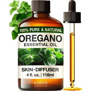 imageKukka Basil Essential Oil for Diffusers  4 Fl Oz  100 Pure Natural Basil Oil for Skin ampamp Aromatherapy Scent Massage Candles ampamp Soaps Making ScentOregano